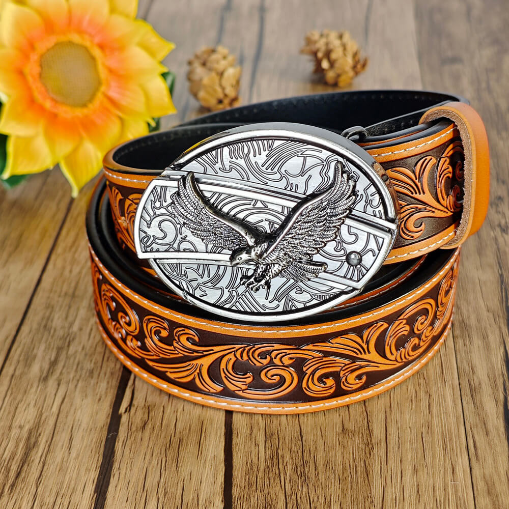 Gürtel im Western-Stil mit Country-Prägung
