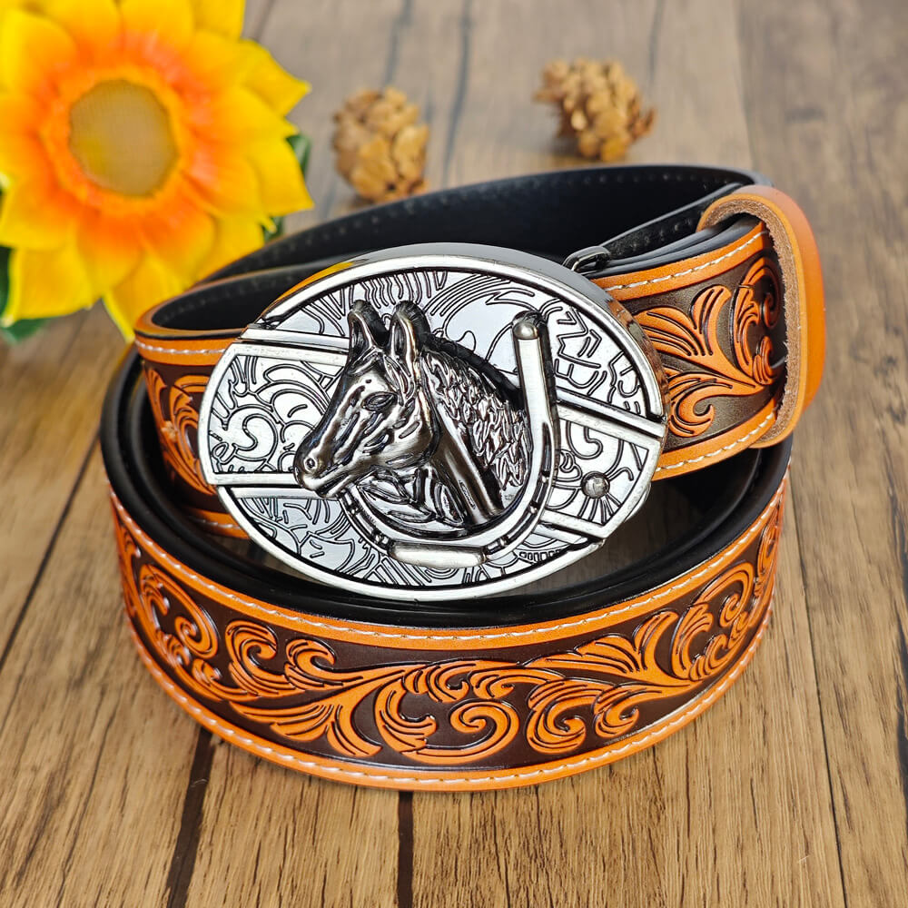 Gürtel im Western-Stil mit Country-Prägung
