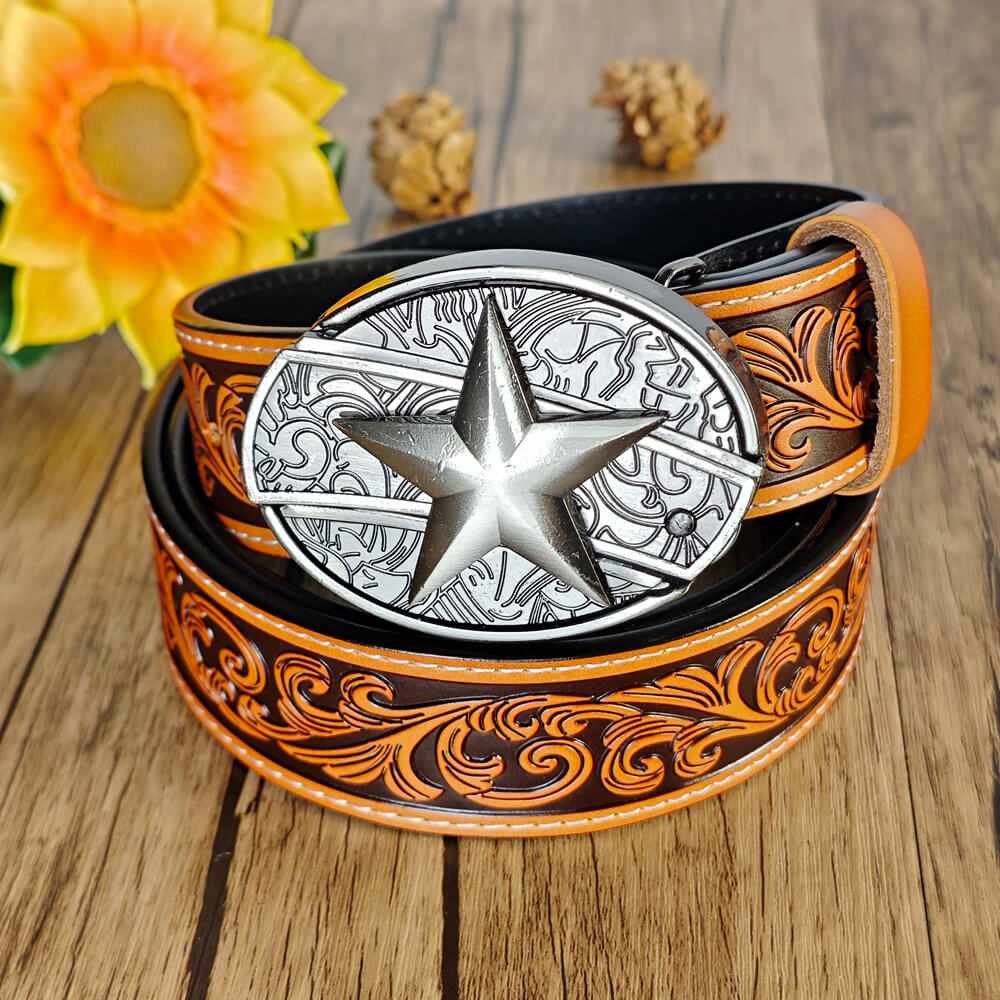 Gürtel im Western-Stil mit Country-Prägung