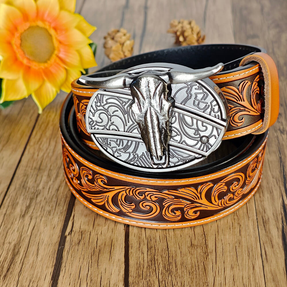 Gürtel im Western-Stil mit Country-Prägung
