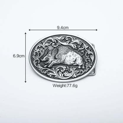 Boar Head Western Buckle