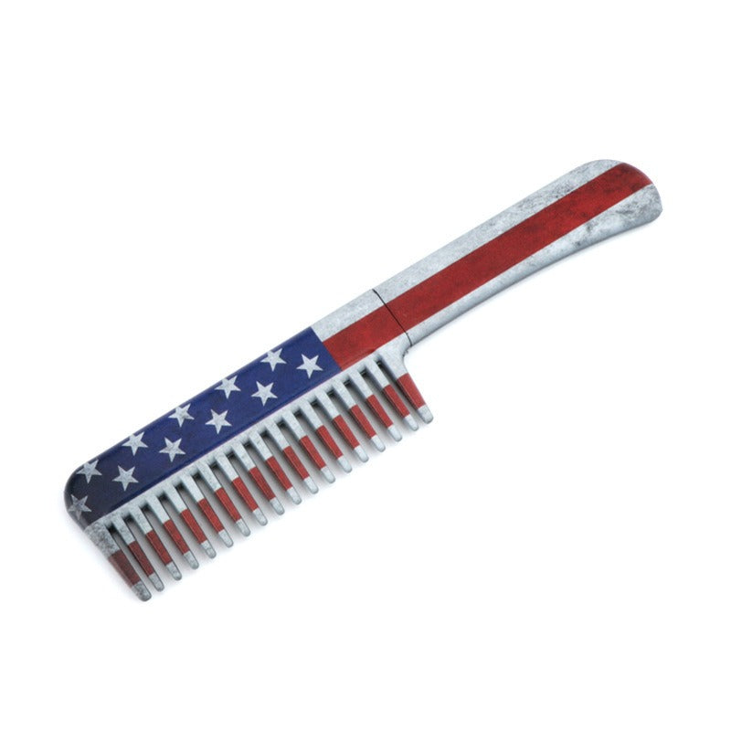 Portable everyday carry comb with hidden feature