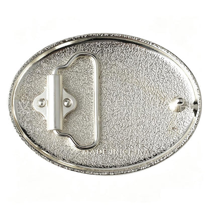 Two-Tone Cowgirl Up Western Belt Buckle
