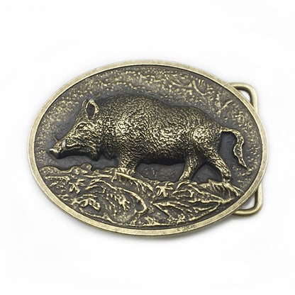 Boar Head Western Buckle