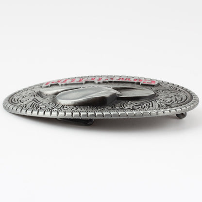 COWGIRLUPA Western Belt Buckle - Vintage Cowboy Hat Design
