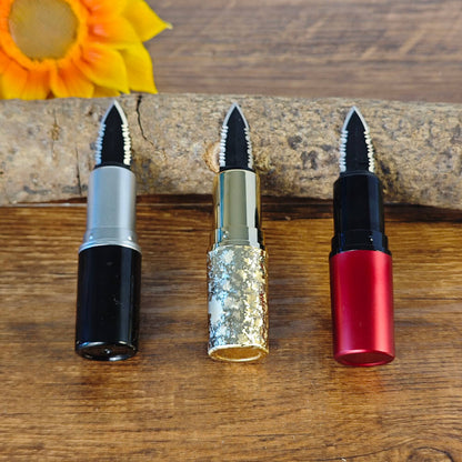 Lipstick-style letter opener for discreet everyday use