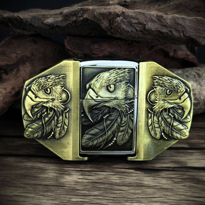 Belt Buckle With Lighter