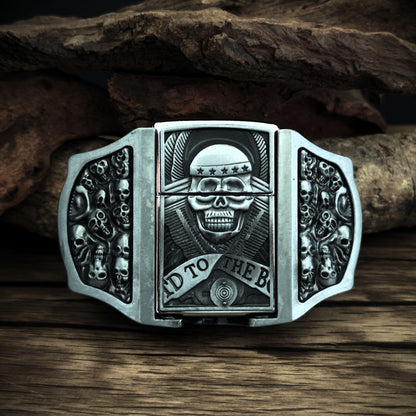 Belt Buckle With Lighter