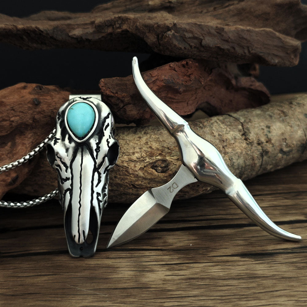 Collar Western Longhorn - Turquesa
