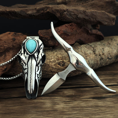 Collar Western Longhorn - Turquesa